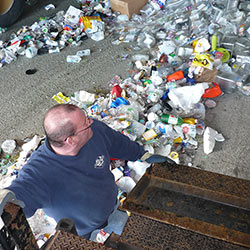 photo of bottle recycling